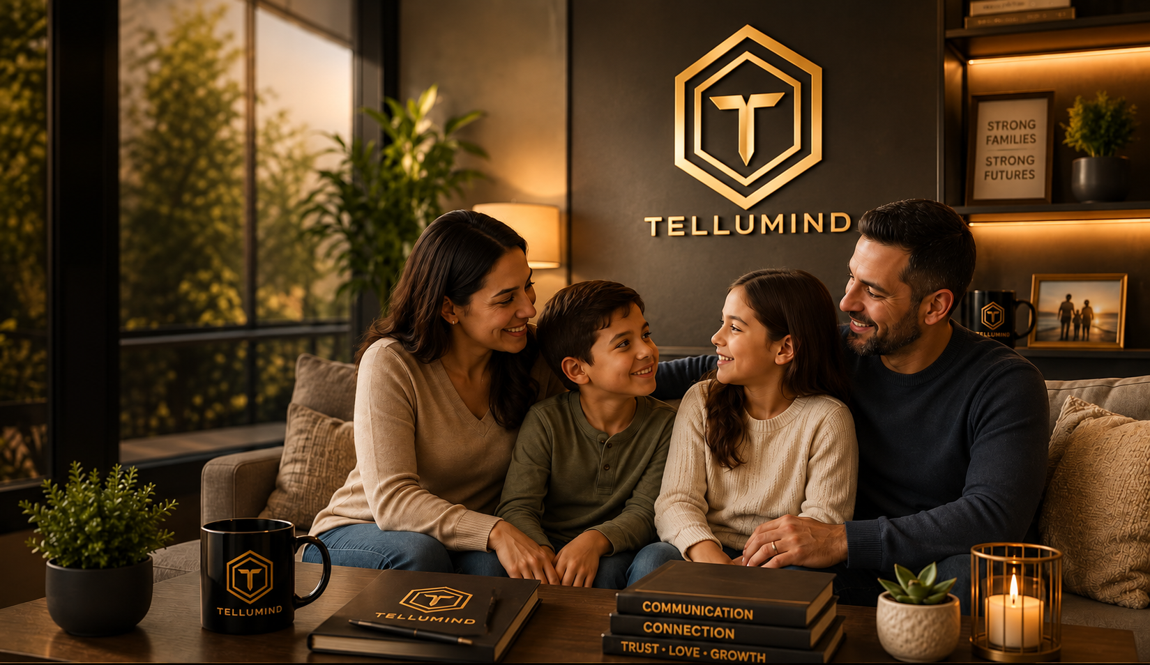 A family connecting together